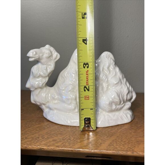 Vintage Atlantic Mold‎ Lot 1 PC Nativity Camel White Ceramic - Picture 8 of 9